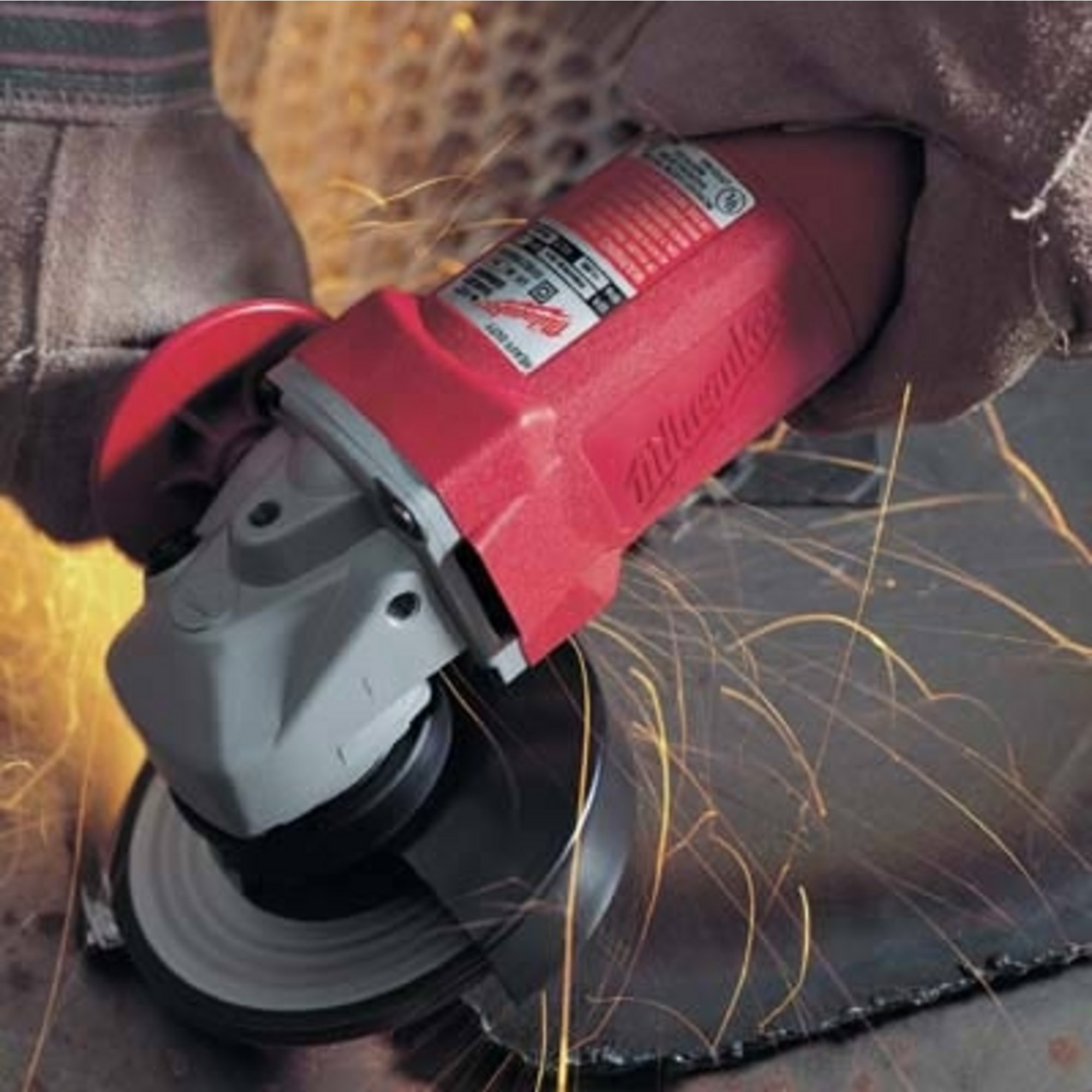 Milwaukee Magnum Grinder With Case — 4.5in. 1.6 HP, 10,000 RPM, 8.5 Amp, Model# 6149-6